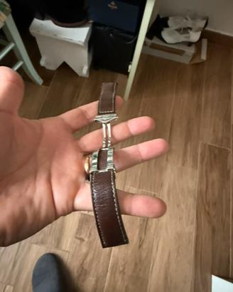 Cinturino pelle con deployante tag heuer carrera