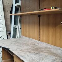 Retro banco salumeria in legno