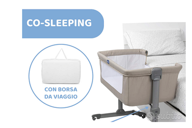 next to me chicco + 3 set lenzuola