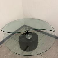 Tavolino basso moderno vetro