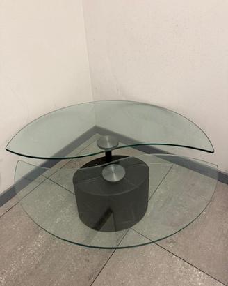 Tavolino basso moderno vetro