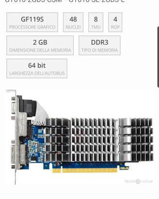 Scheda grafica Asus GT 610 , 2GB 