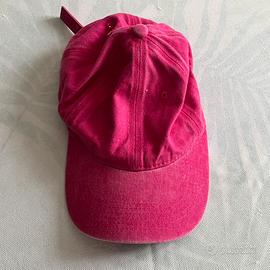 Berretto cappello regolabile rosa ragazza visiera