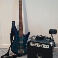 Basso elettrico e amplificatore