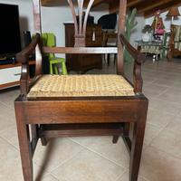 Antica sedia scala primi 900