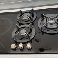 Whirlpool AKT 477/IX piano cottura Nero Da incasso