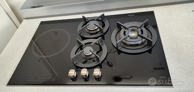 Whirlpool AKT 477/IX piano cottura Nero Da incasso