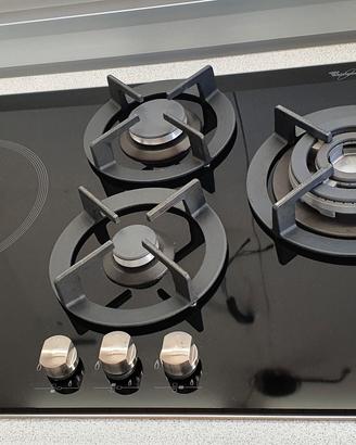 Whirlpool AKT 477/IX piano cottura Nero Da incasso