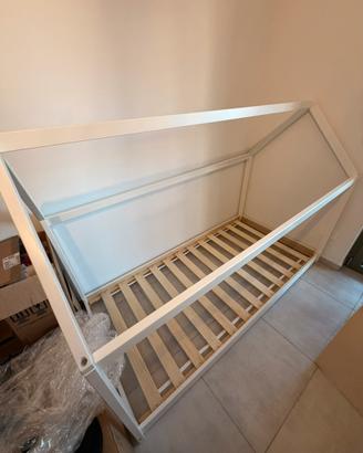 Lettino montessoriano casetta