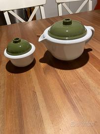 Teiera e zuccheriera ceramiche Rometti