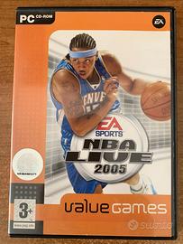 NBA Live 2005 per PC, sviluppato da EA Sports