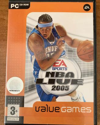 NBA Live 2005 per PC, sviluppato da EA Sports