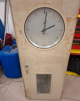 Orologio a pendolo Solari anni 60 stile industrial