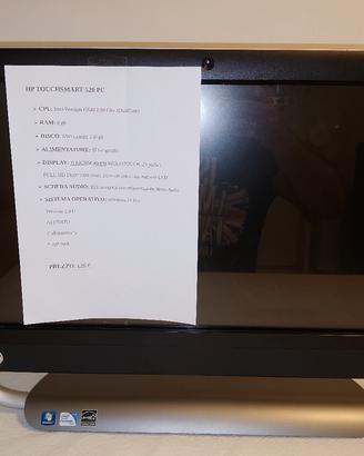 PC all-in-One HP touch smart 520 pc