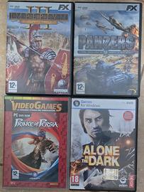 lotto 4 giochi dvd pc vintage