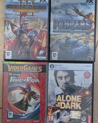 lotto 4 giochi dvd pc vintage
