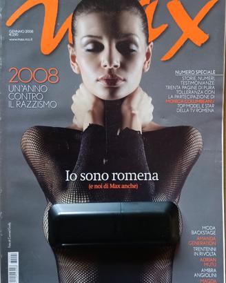 Rivista Max del gennaio 2008 Monica Columbeanu