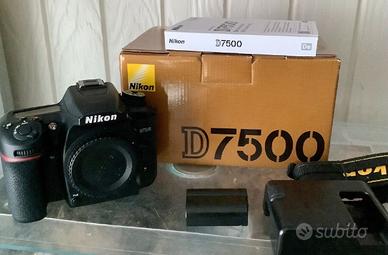 Nikon D7500 - solo 2202 scatti