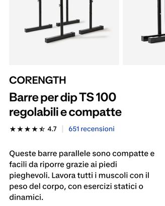 barre dip decathlon