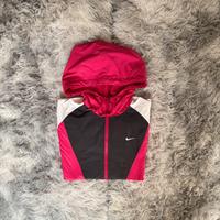 giacca a vento nike fucsia e nera XS - vintage