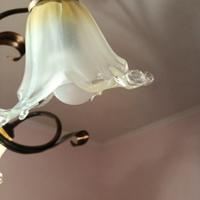 lampadario ferro battuto 