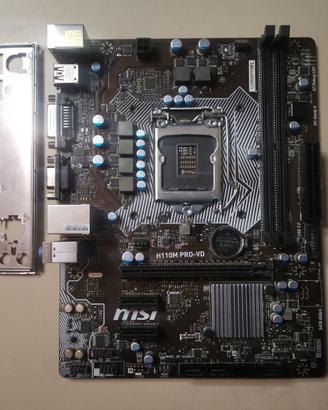 Scheda madre MSI H110M PRO-VD difettosa