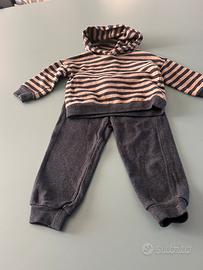 Completo invernale unisex bimbi tg 24 mesi