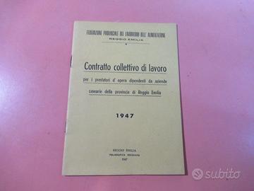 libretto contratto 1947