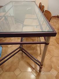 Tavolo da Pranzo Design Vintage - Cristallo