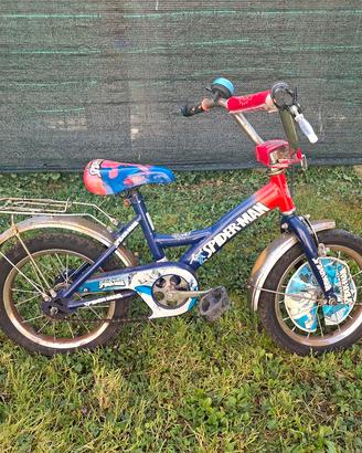 bicicletta bambino spiderman