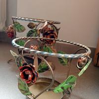 Porta piante in ferro battuto