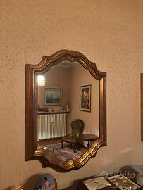 Specchio vintage sagomata
