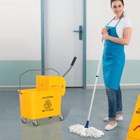 NUOVO Carrello pulizie Secchio strizzatore Acqua