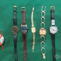 Lotto 6 orologi unisex a carica manuale