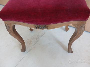 Sgabello i stile Chippenale