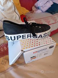 scarpe Superga platform 37 nere 