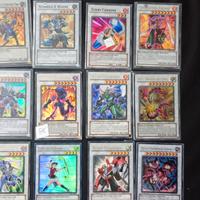 Lotto 12 carte yugioh synchro ultra rare ecc