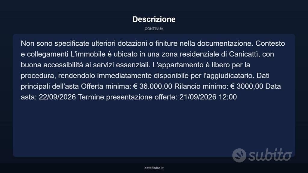 Appartamento – Canicattì, Rovitelli, Agrigento - Vista 5