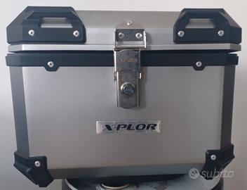 X-PLOR Bauletto in Plastica Colore Alluminio 30L