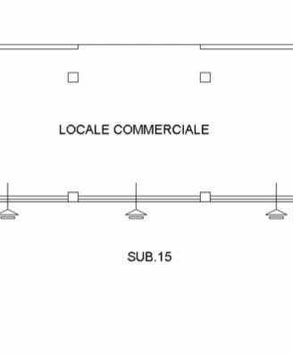 Locale commerciale di 600 MQ. fronte strada