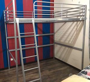 Letto a soppalco Ikea 140x200 (1 piazza e mezza)