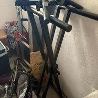 Stand triplo reggitastiere QUICKLOCK