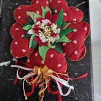 Ghirlanda in panno e feltro