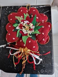 Ghirlanda in panno e feltro