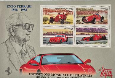 Italia Rep.  5 Foglietti Enzo Ferrari 1998
