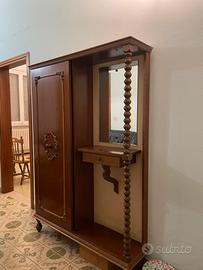 Mobile da ingresso vintage con anta scorrevole