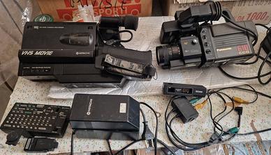 Lotto Videocamere Vintage Hitachi Panasonic