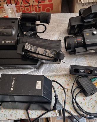 Lotto Videocamere Vintage Hitachi Panasonic