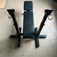 Panca Piana con Rack Bilanciere  richiudibile