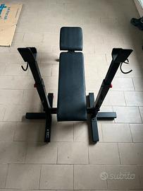 Panca Piana con Rack Bilanciere  richiudibile